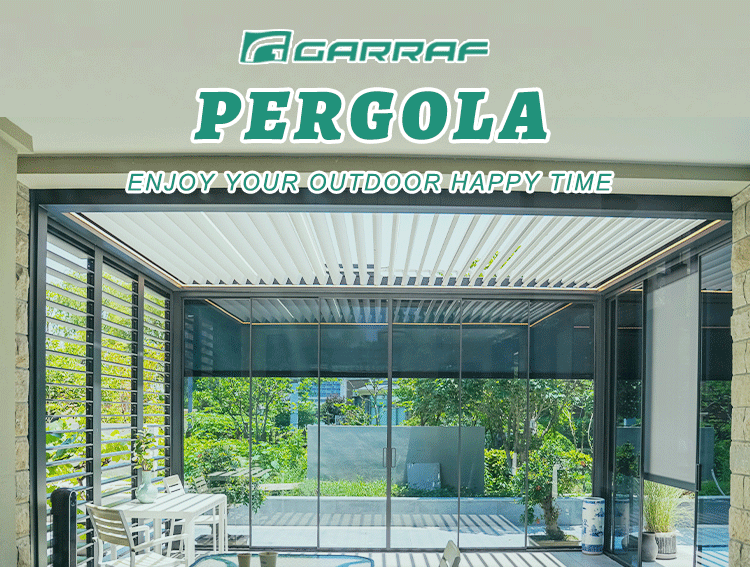 smart outdoor pergola 