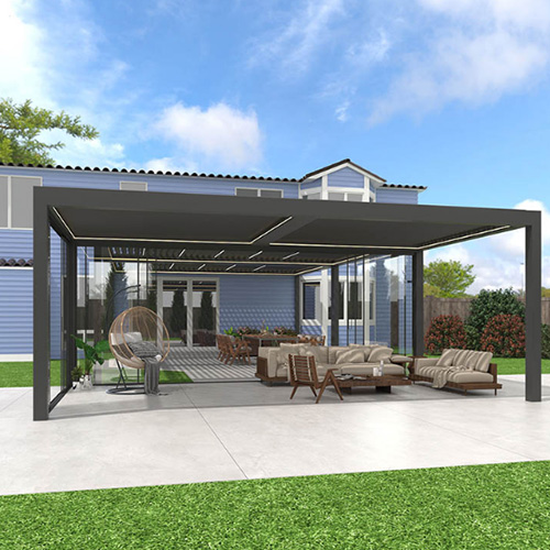 Looking for the Perfect Outdoor Shade Solution? Why Choose a Motorized Aluminum Pergola?